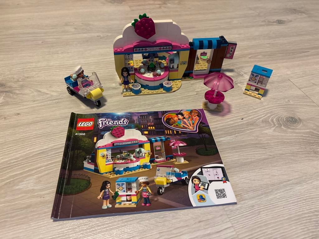 Lego Friends 41366 Olivia's Cupcake Café, Ophalen of Verzenden, Zo goed als nieuw, Complete set, Lego