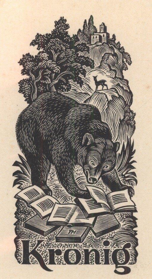 1274 Ex Libris Nederland : Thijs Mauve, 1946, Verzenden