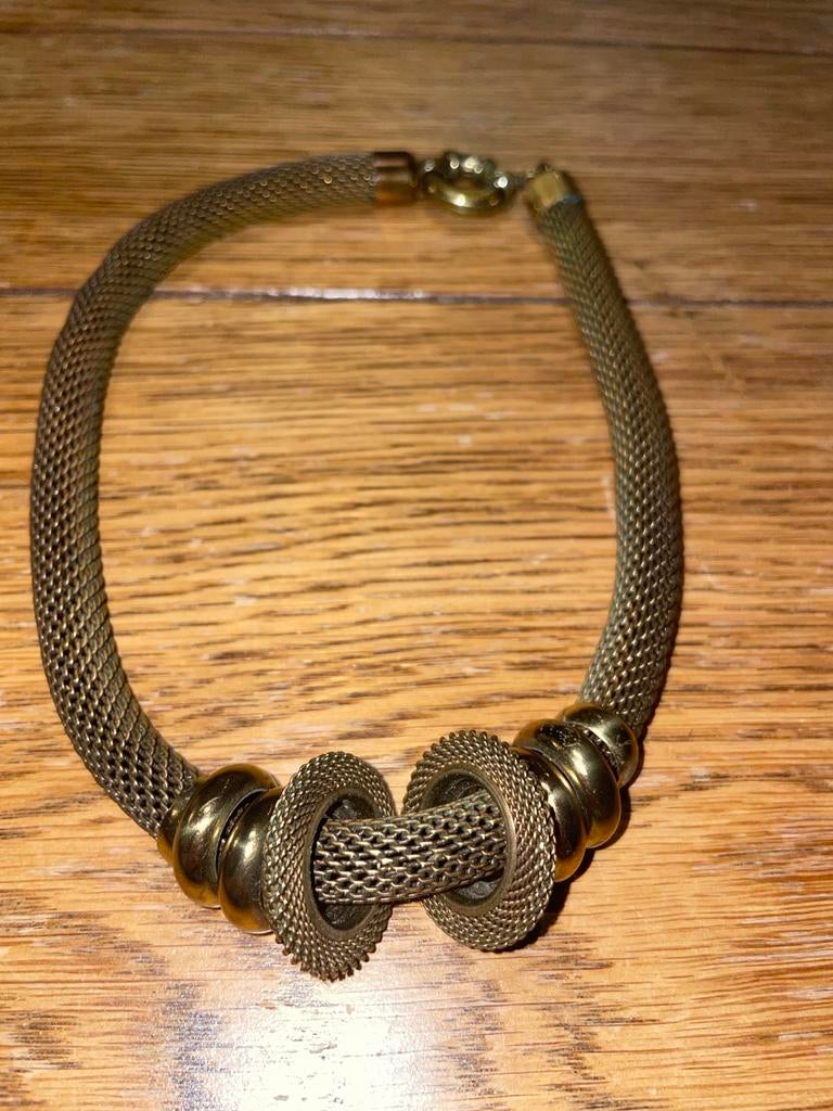Ermani bulatti ketting, Sieraden, Tassen en Uiterlijk, Gebruikt, Ophalen of Verzenden, Goud, Overige materialen
