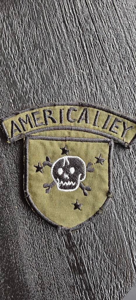Patch - MY LAI MASSACRE - AMERICALLEY - TET - March 1968 - V, Ophalen of Verzenden, Landmacht, Amerika, Embleem of Badge