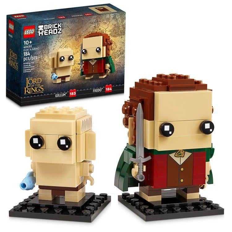 40630 LEGO BrickHeadz: Frodo & Gollem uit LotR -Nieuw!!, Ophalen of Verzenden, Nieuw, Complete set, Lego