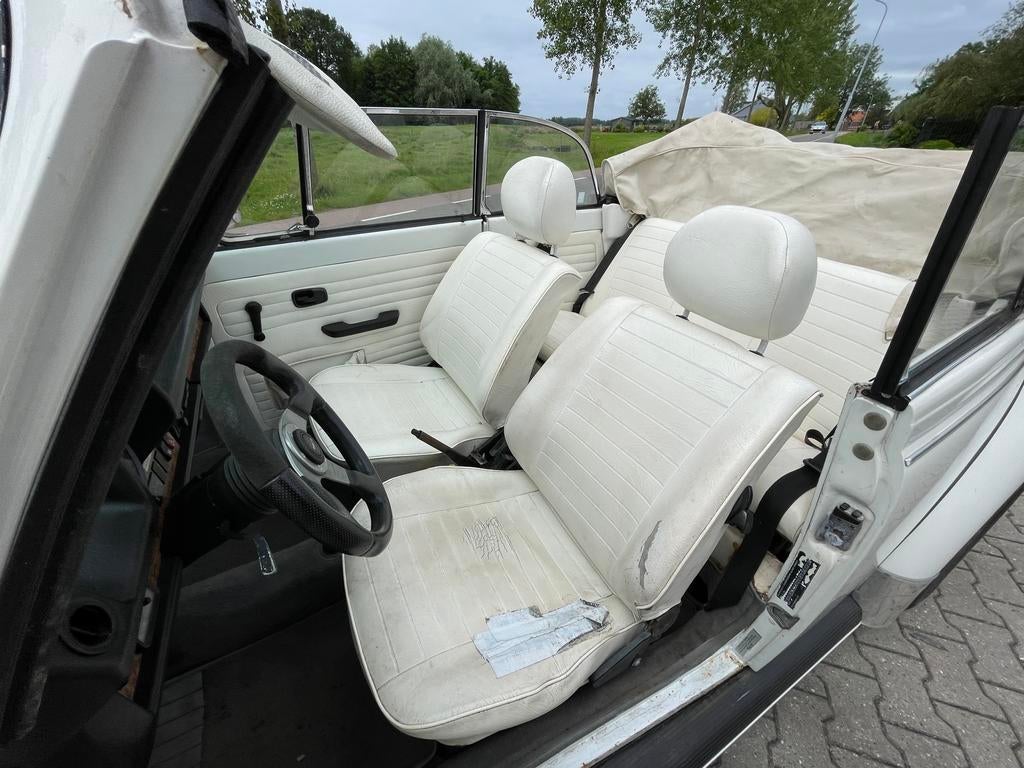 Volkswagen kever cabrio cabriolet triple white 1979, foto 12