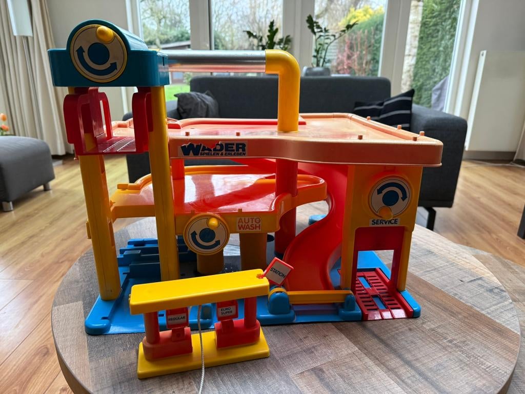 speelgoed garage, Kinderen en Baby's, Speelgoed | Overig, Ophalen, Gebruikt, Jongen of Meisje