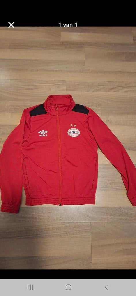 PSV Trainingsjack Maat 134 - Goede Staat, Gebruikt, Umbro, Ophalen of Verzenden, Jongen
