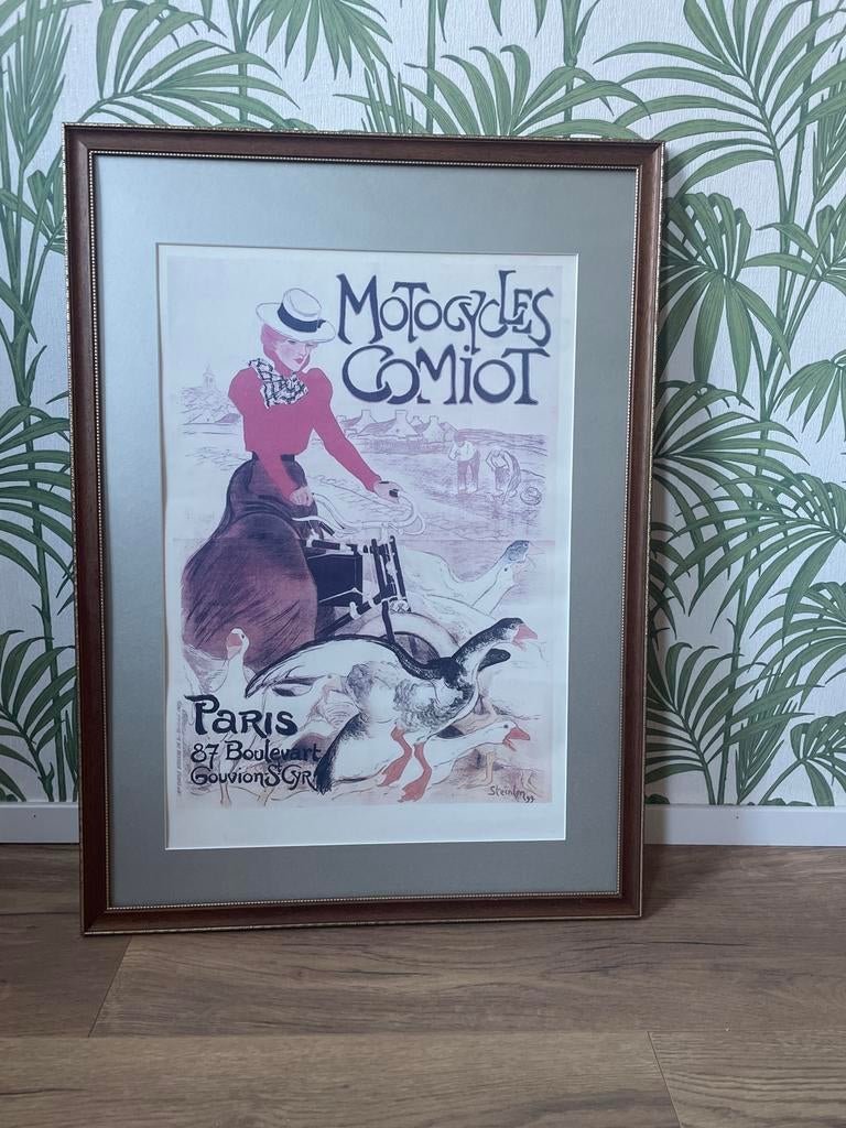 Vintage Motocycles Comiot Poster, 55x75 cm, Ophalen