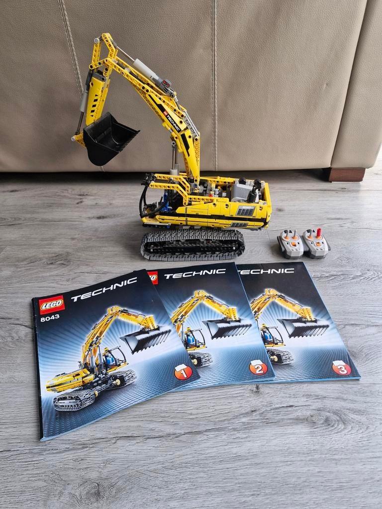 Lego Technic Graafmachine 8043 - Complete Set, Ophalen of Verzenden, Zo goed als nieuw, Complete set, Lego