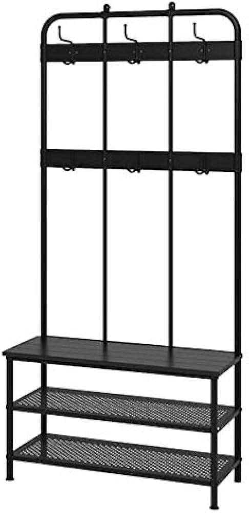 Ikea Pinnig kapstok met bankje en schoenenopslag, Huis en Inrichting, Woonaccessoires | Kapstokken, Ophalen, Zo goed als nieuw