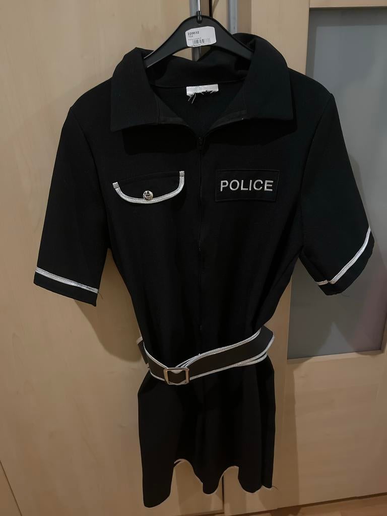 Carnaval Politie Kostuum, Carnaval, Ophalen of Verzenden, Zo goed als nieuw, Kleding