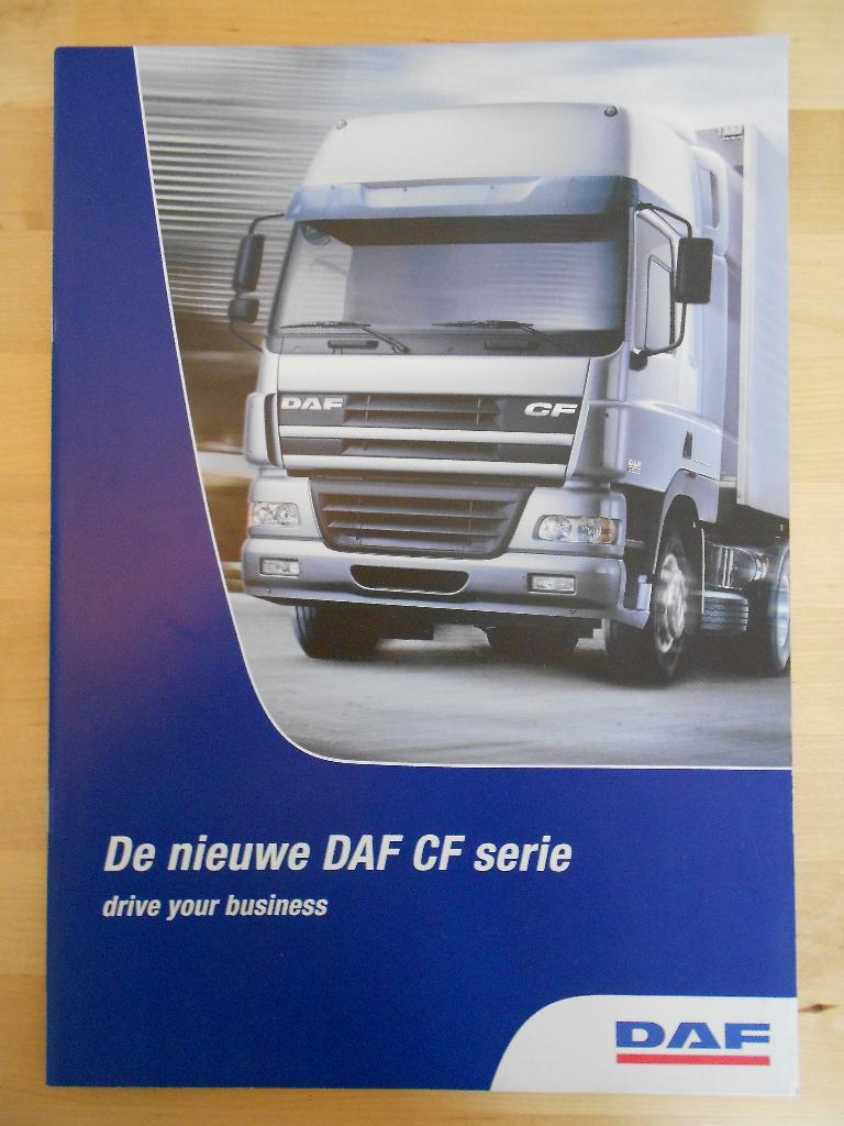 DAF CF Brochure 2001 – CF65 CF75 CF85 65 75 85, Ophalen of Verzenden, Zo goed als nieuw, Overige merken, DAF