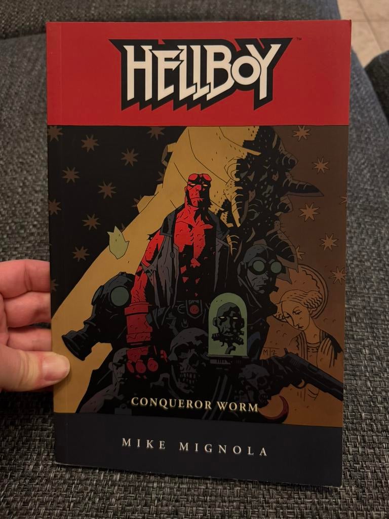Mike Mignola - Hellboy 5 Conqueror Worm Graphic Novel Horror, Boeken, Strips | Comics, Eén comic, Ophalen of Verzenden, Zo goed als nieuw
