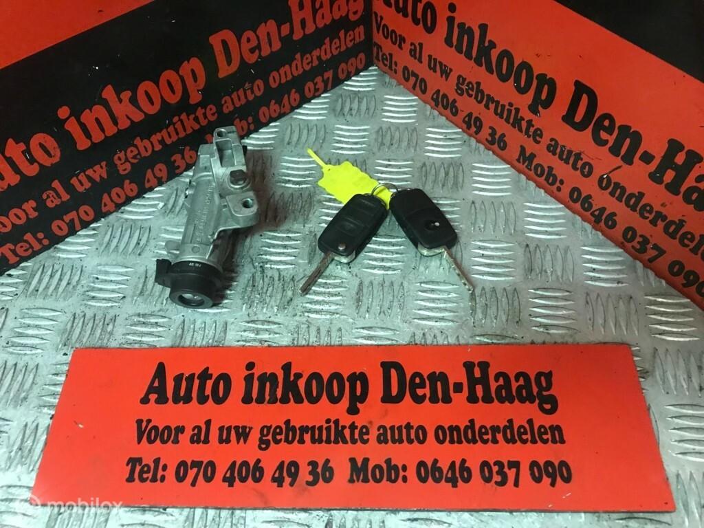 VW Passat/A4/A6 ('00-'05) Contactslot + Immobilizer, Ophalen of Verzenden, Gebruikt, Volkswagen