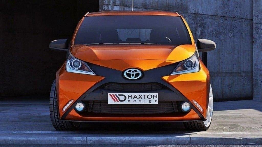 Voorlip splitter frontlip lip spoiler - Toyota Aygo 14-18, Ophalen of Verzenden