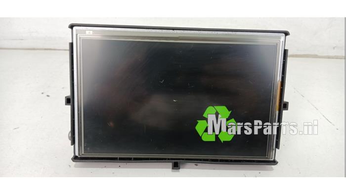 Display Interieur van een Renault Clio