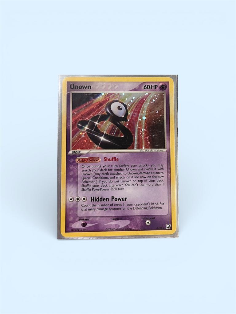 Unown (8/28) holo, Ophalen of Verzenden, Zo goed als nieuw