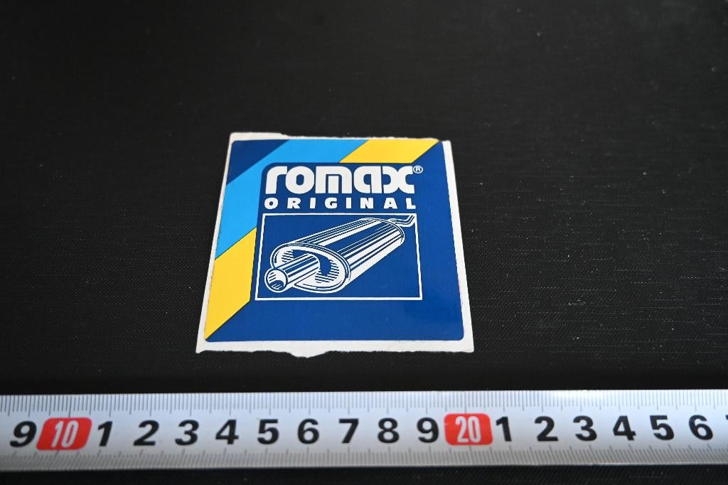 stickers ROMAX original *, Verzamelen, Stickers, Zo goed als nieuw, Ophalen