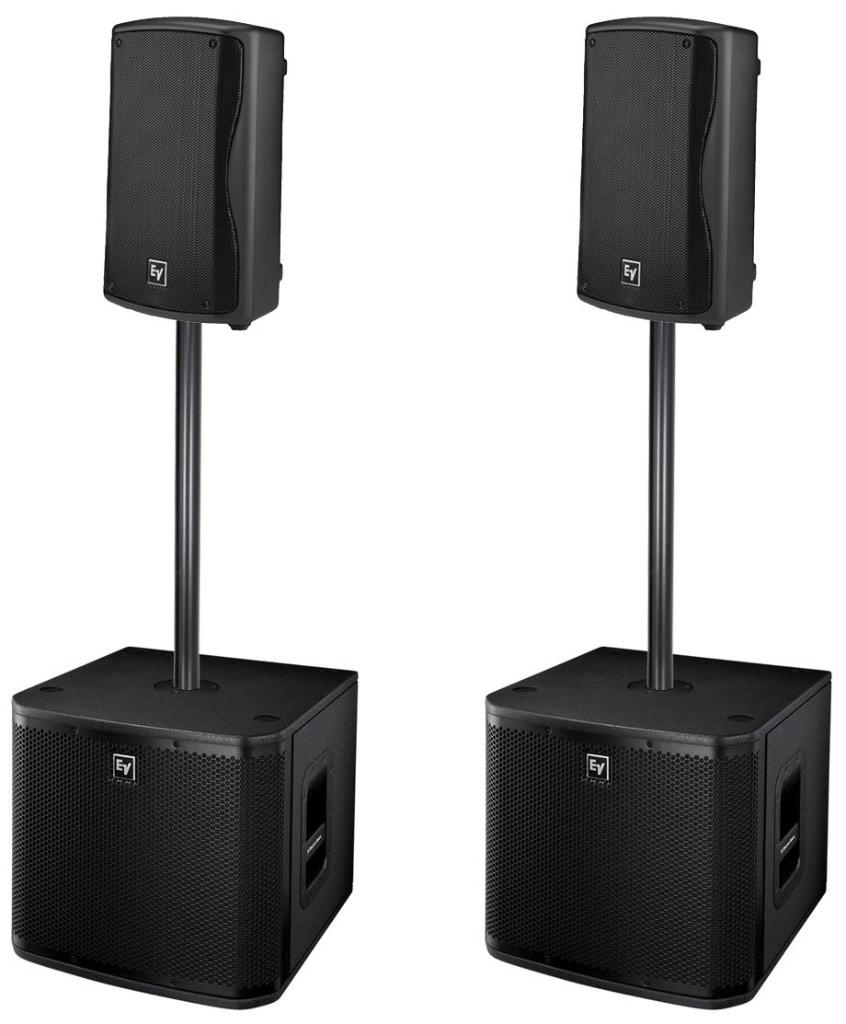 ELECTRO VOICE ZXA1 SET + SUBS ACTIEF NIEUWSTAAT, Muziek en Instrumenten, Ophalen, Zo goed als nieuw, 1000 watt of meer, P.A.