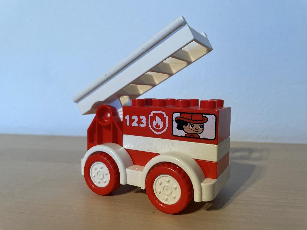 LEGO Duplo Brandweerwagen – Set 10917 – Compleet, Ophalen of Verzenden, Gebruikt, Complete set, Duplo