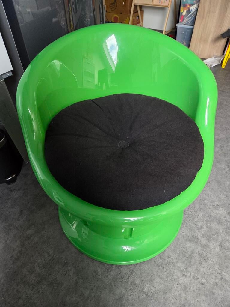 Vintage IKEA Popptorp Stoel - Groen, Ophalen