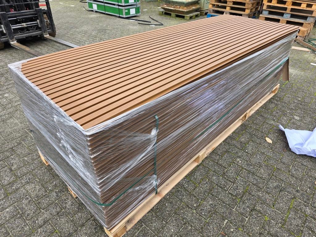 Rhombus Gevelbekleding Licht Teak - Nieuw!, Doe-het-zelf en Verbouw, Platen en Panelen, Ophalen of Verzenden, Nieuw