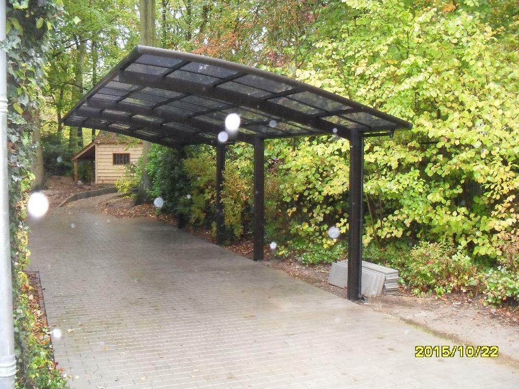 Carports, overkappingen Aluminium design op twee staanders, Tuin en Terras, Overkappingen, Ophalen, Nieuw, Carport