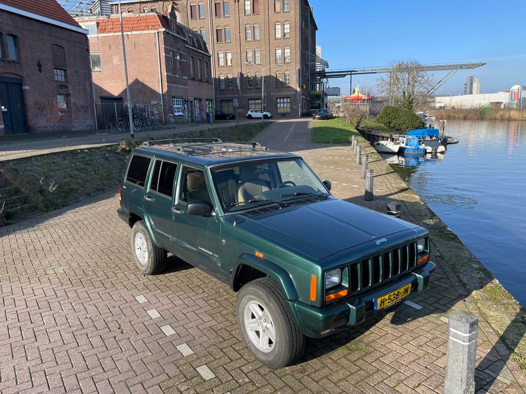 Jeep Cherokee XJ 4.0, Auto's, Automaat, Stof, Beige, 190 pk