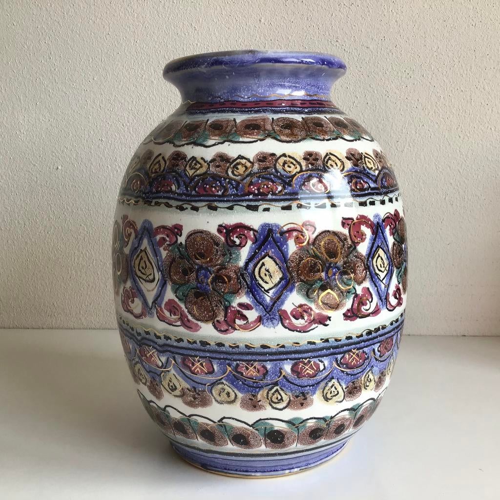 D.O.K. De Olde Kruyk vaas 24 cm - keramiek - DOK, Antiek en Kunst, Ophalen of Verzenden