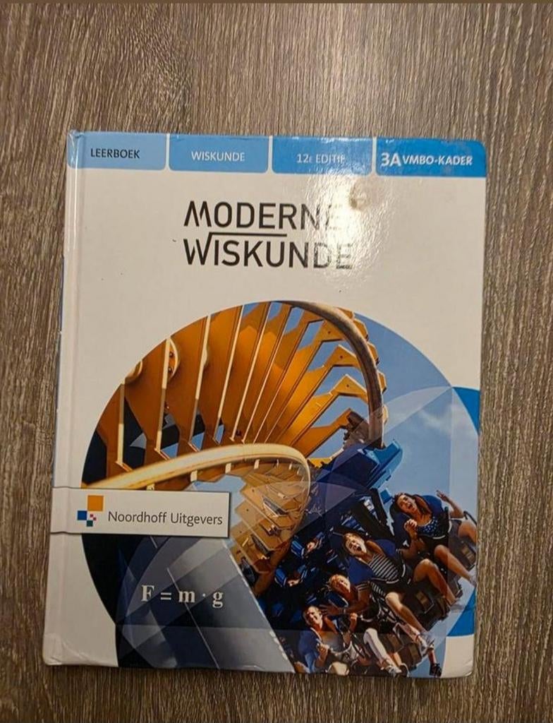 Moderne Wiskunde 3A VMBO-Kader - Leerboek, Boeken, Wiskunde A, Ophalen of Verzenden, Noordhoff Uitgevers, Gelezen