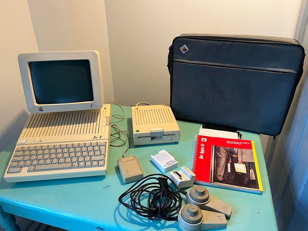 Apple IIc Vintage Computer met Accessoires, Ophalen of Verzenden