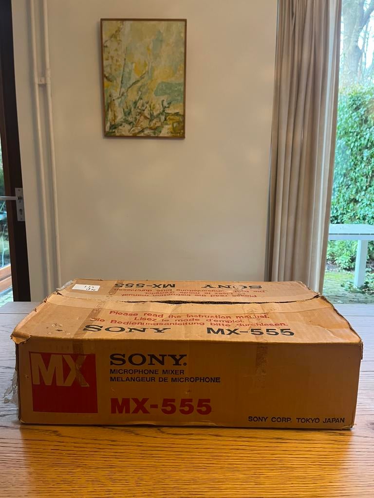 Sony MX-555 microphone mixer, Ophalen, Zo goed als nieuw, Minder dan 60 watt, Sony