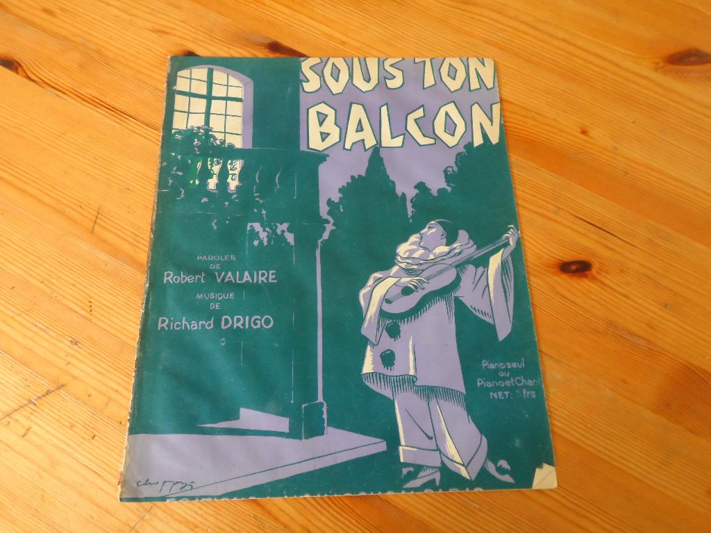 Sous ton balcon - drigo / valaire, Muziek en Instrumenten, Zang, Gebruikt, Ophalen of Verzenden, Artiest of Componist