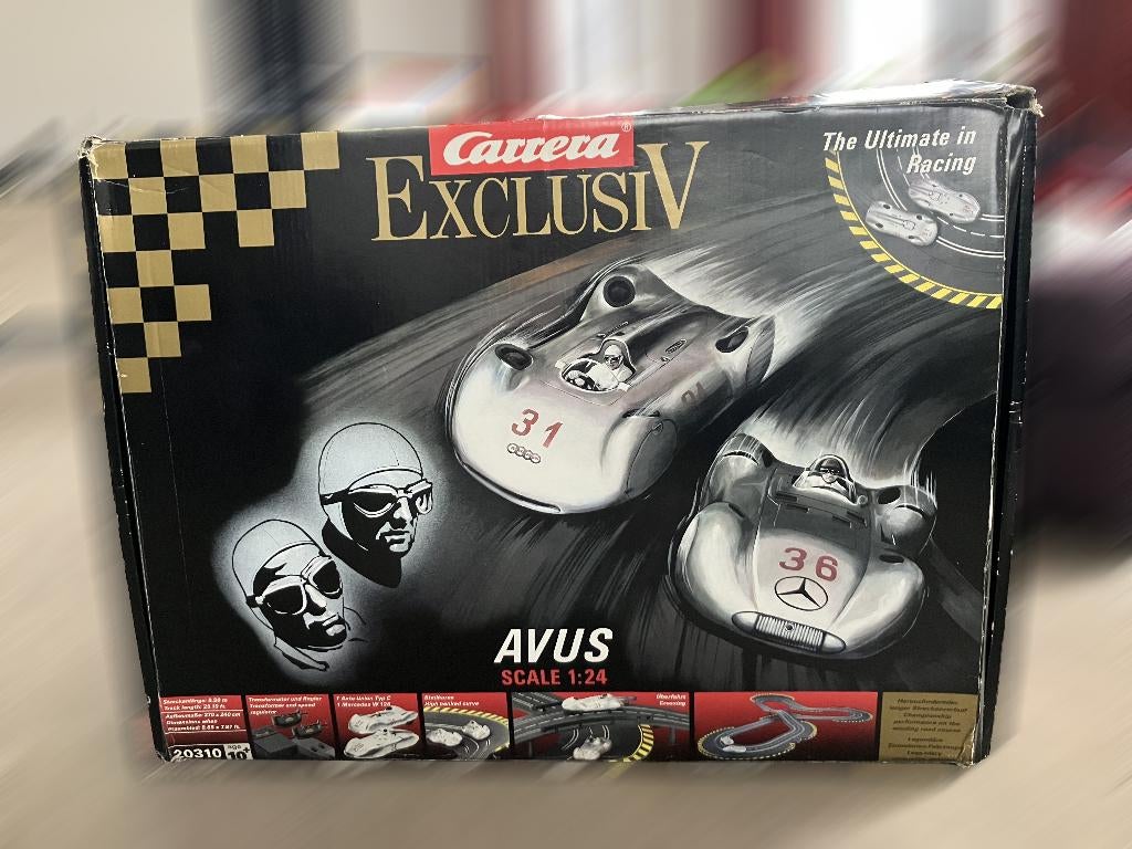 Racebaan Carrera Avus Exclusiv, Ophalen, Racebaan, Zelf te bouwen, Carrera