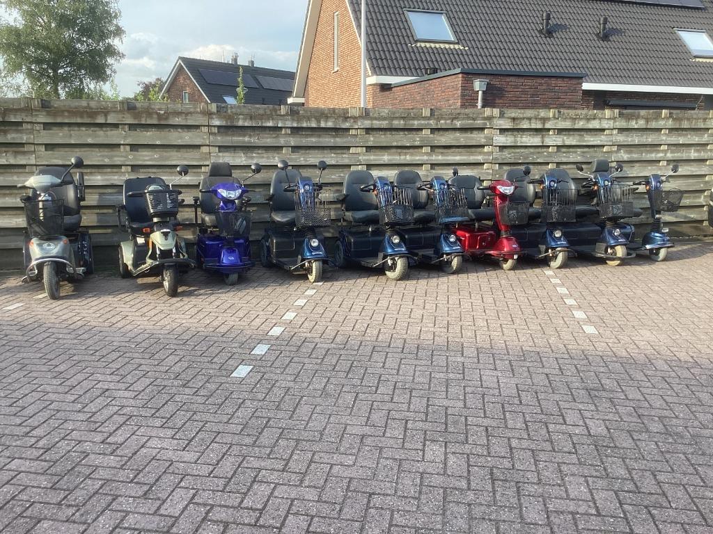 partij scootmobielen, Ophalen of Verzenden, Gebruikt, 10 km/u of minder