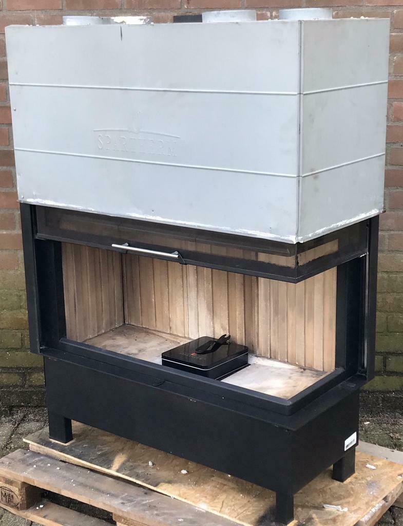 Demomodel SPARTHERM linear corner R 100/41/51 !!!, Ophalen, Zo goed als nieuw, Hout