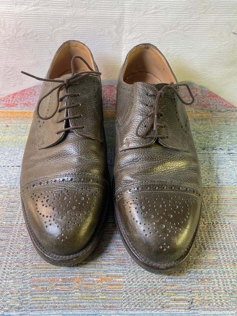 Bally Brogues | Maat 43.5 | Bruin Leer | Oxford Schoenen, Bruin, Verzenden, Bally Brogues, Gespschoenen
