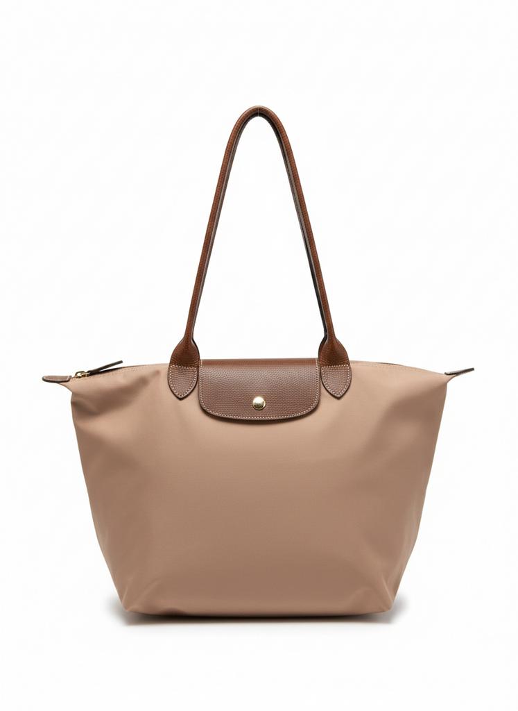 Longchamp Le Pliage L oudroze, Ophalen, Zo goed als nieuw, Zwart, Handtas