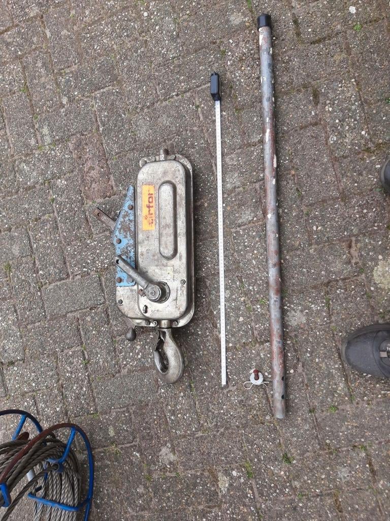 Orginele tirfor lier, Doe-het-zelf en Verbouw, Lieren en Takels, Ophalen
