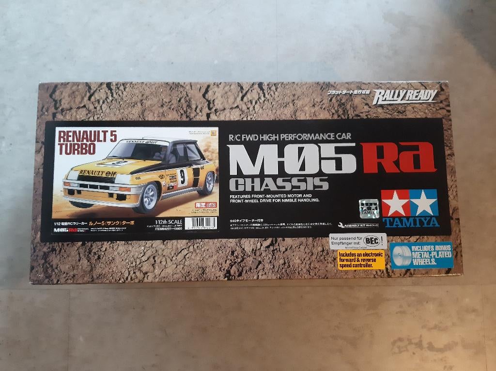 M-05RA Tamiya Renault 5 Turbo 84227, Hobby en Vrije tijd, Modelbouw | Radiografisch | Auto's, Nieuw, Auto onroad, Elektro, Overige schalen