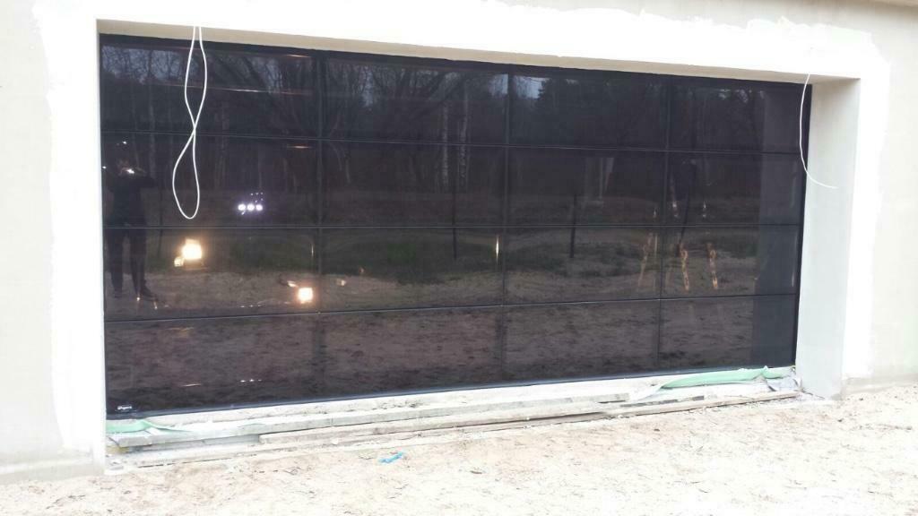 exclusieve garagedeur van glas! donker of helder glas, Ophalen of Verzenden, Nieuw, Glas, Garagedeur