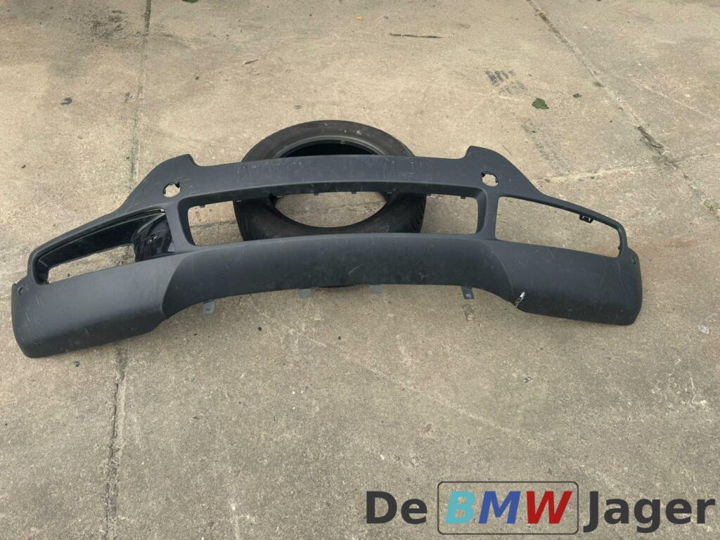 Voorbumper grijs BMW X5 E70 51117158436, Gebruikt, Voor, Ophalen of Verzenden, Bumper
