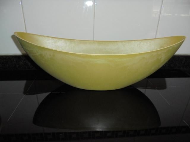PLANTENBAK SCHUIT MAT APPELTJES GROEN 39 CM NIEUW, Tuin en Terras, Kunststof, Minder dan 30 cm, -, Nieuw