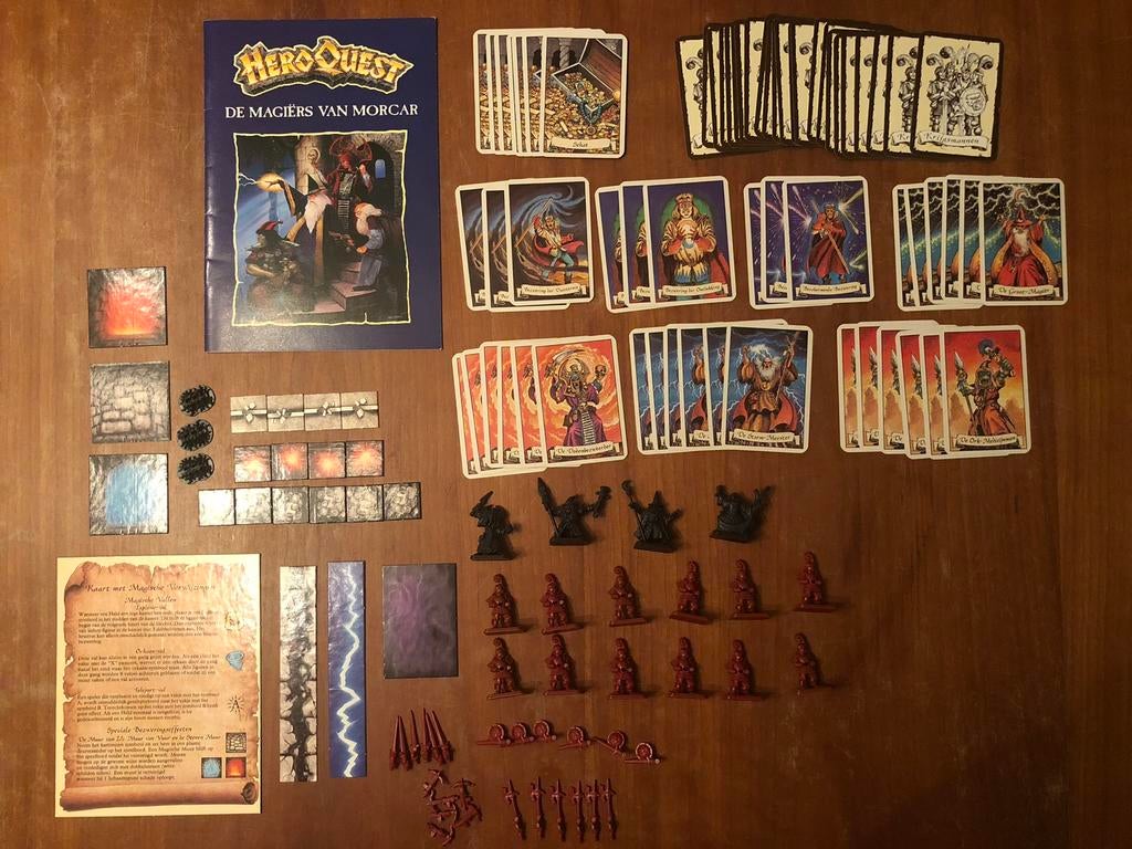 De Magiërs van Morcar - uitbreiding van Heroquest, Ophalen of Verzenden, Zo goed als nieuw