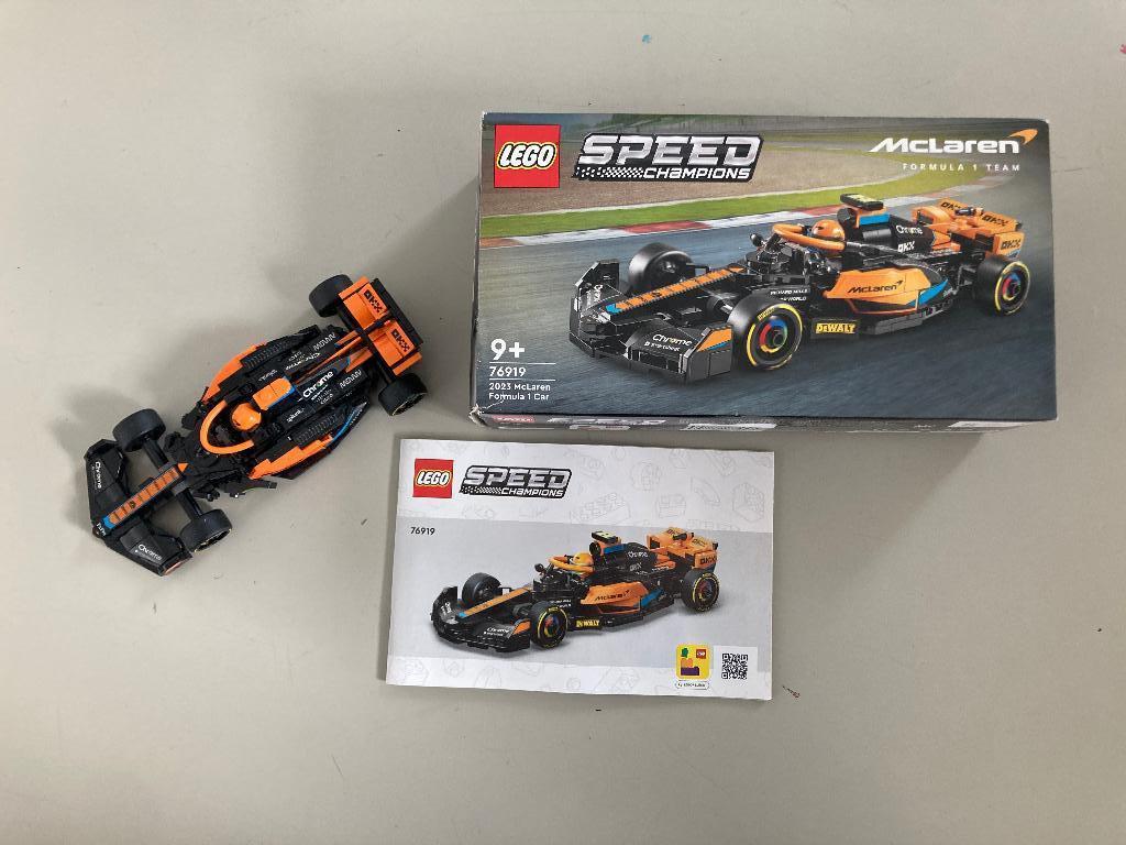 Lego 76919 - 2023 McLaren Formula 1 Car, Ophalen, Zo goed als nieuw, Complete set, Lego