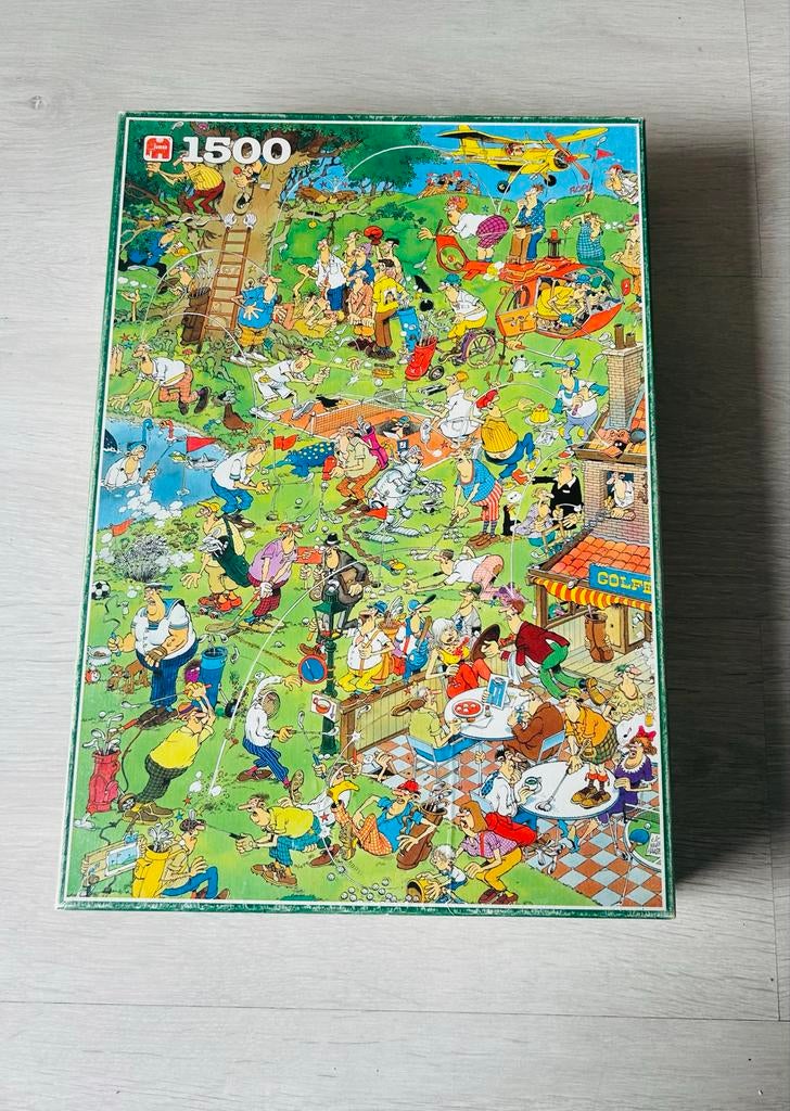 Jan van Haasteren - Golf - 1500 stukjes, Ophalen, 500 t/m 1500 stukjes, Zo goed als nieuw, Legpuzzel