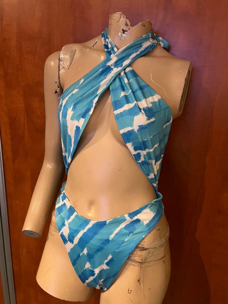 NEENA Badpak maat m origineel zgan, Blauw, B, Badpak, Ophalen of Verzenden