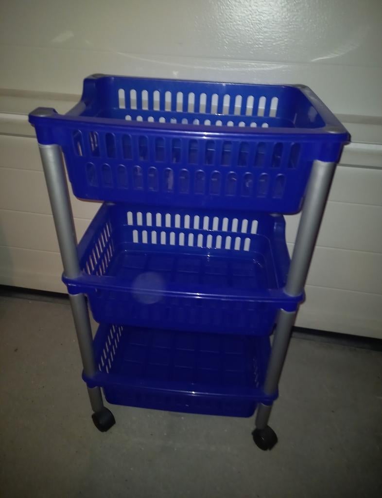 Handige trolley voor hobby of vakantie verblijf, Ophalen of Verzenden, Minder dan 40 cm, Doos, Minder dan 35 cm
