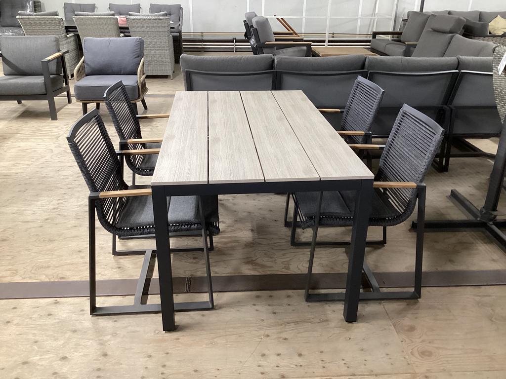Diningset Tuinset, Ophalen of Verzenden, Nieuw, Aluminium