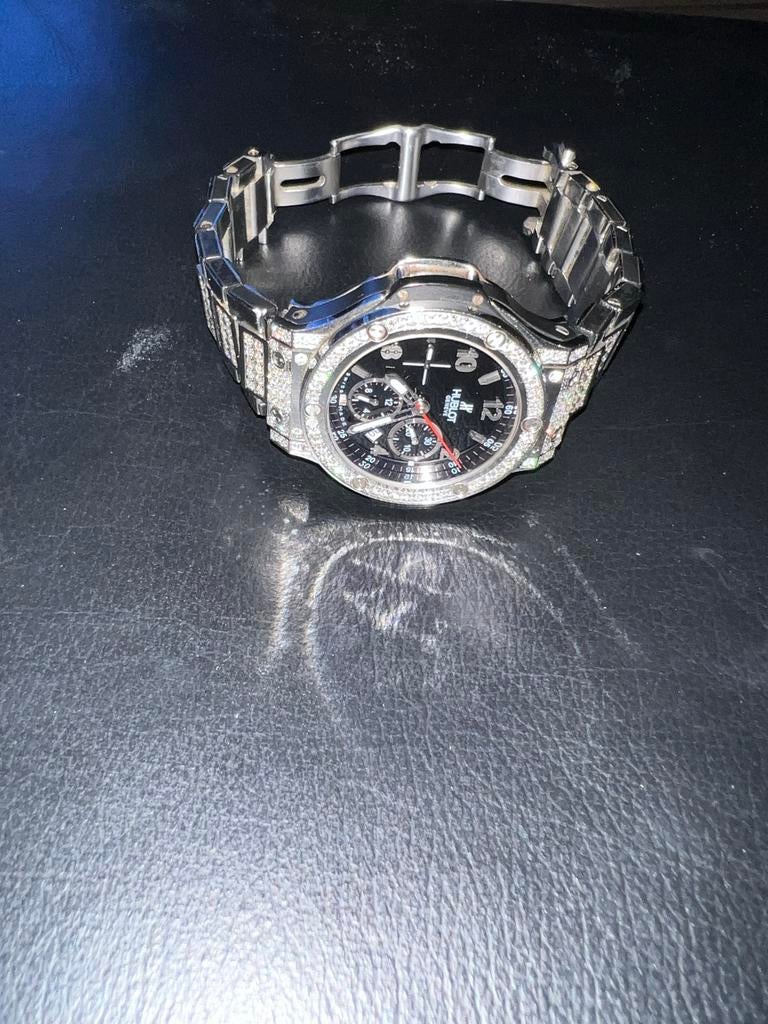 Hublot Polshorloge - 270 Diamanten, Gebruikt, Staal, Polshorloge, Ophalen