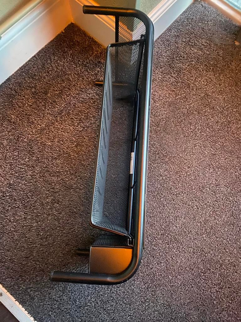 Zwarte Monitor Verhoger / Bureau Organizer - ZGAN, Ophalen of Verzenden, Zo goed als nieuw, Zwart