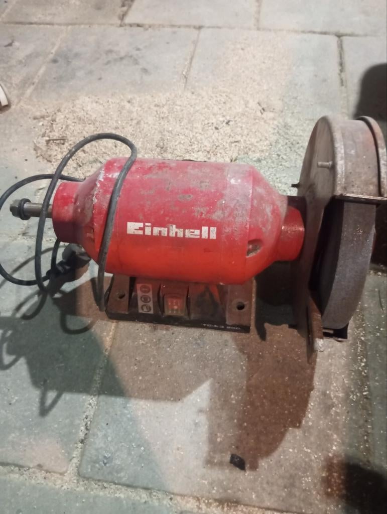 Einhell TC-BG 200 Werkbankslijpmachine, Ophalen of Verzenden, Gebruikt, Minder dan 700 watt, Werkbankslijpmachine