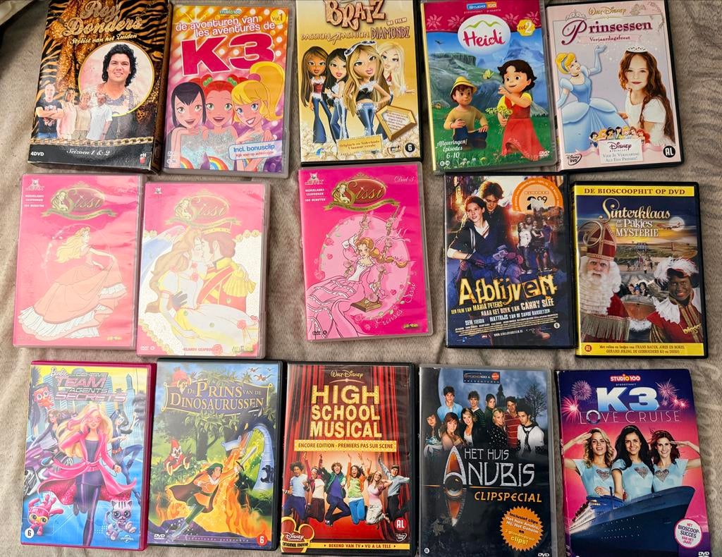 Leuke kinderfilms en cd’s zoals Pokémon One Direction K3, Avontuur, Alle leeftijden, Boxset, Ophalen of Verzenden